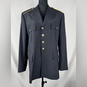 Marlow White Authentic Army Dress Blues Jacket with All Buttons Intact